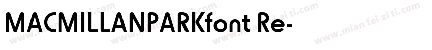 MACMILLANPARKfont Re字体转换